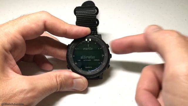 Suunto Core (Alpha Stealth) | Basics of the Altimeter
