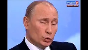 Скажите как его зовут?! Во-ва Пу-тин!