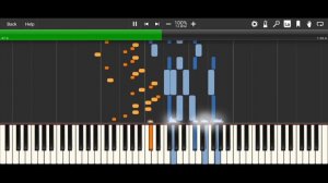 Felix Mendelssohn - Prelude op.104 no.2 //Peter SeeMusic// - Synthesia HD 60 fps