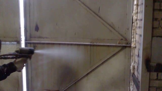 Утепление ППУ, напыление пенополиуретана на бетон, гараж смотреть онлайн