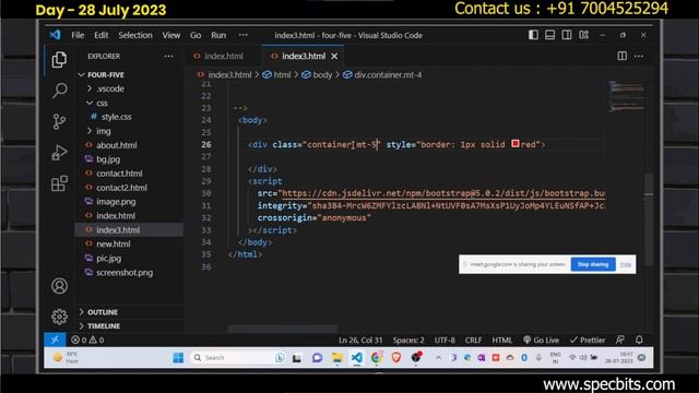 Container fluid Layout in Bootstrap (Hindi) | Create Container | Bootstrap Tutorial #bootstrap5