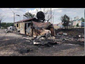 Последствия взрыва на газовой заправке в Васюринской