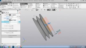 Шкив в Компас 3D