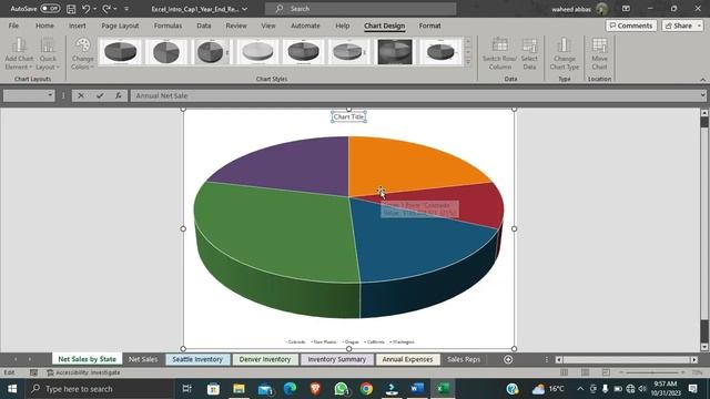 Excel_Introductory_Capstone1_Year_End_Report | Complete step by step solution | MyITLab | End_Repor
