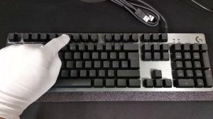 Звуковой тест клавиатуры Logitech G512 Carbon