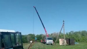 hino ranger j08c  первый рабочий выезд  меняем глубинный насос и линию питания