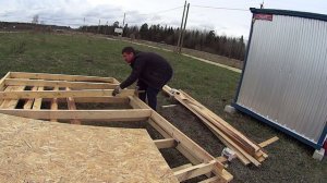 Строим сарай часть 2