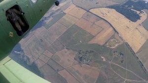 Прыжок с парашютом Д-1-5у c высоты 2200 метров свободное падение