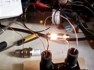 Зажигание по А.Седому - светится лампочка с перегоревшей спиралью