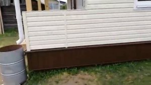 Каркасная постройка (хозблок) 6*4,5. Строили в "четыре руки" срок выполнения 15 рабочих дней.