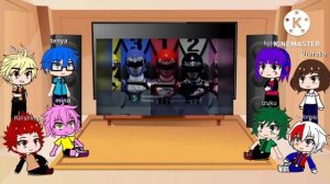 MHA react to intros the power rangers (original)