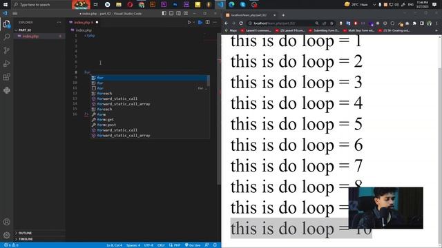 Let's Learn PHP | Tutorial: loops (while, do,for, foreach)  Part 03 | be Skilly #phploops #beskilly
