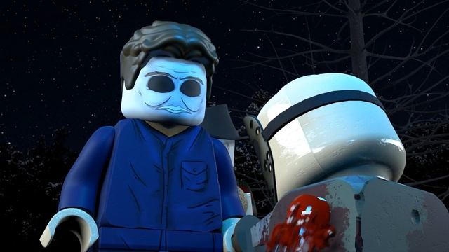 HALLOWEEN CROSSOVER 'MONTY PYTHON SKETCH' (CG LEGO ANIMATION)