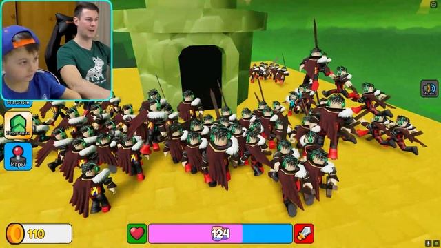 КЛОНИРОВАЛ СЕБЯ В ROBLOX | СДЕЛАЛ МОЩНУЮ АРМИЮ КЛОНОВ В РОБЛОКС ! смотреть онлайн