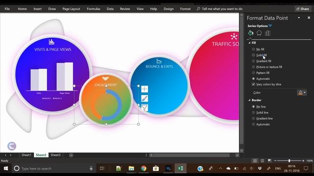 How To Design World's Most Beautiful Excel Business KPI Data Dashboard | Step by Step Tutorial смотреть онлайн