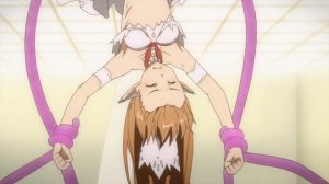 Asuna Slithered by Tentacles