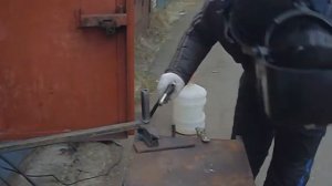 Сварка полуавтоматом . Новичок варит в первый раз.