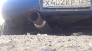 Fujitsubo Legalis R Exhaust Sound on Subaru Impreza WRX STI