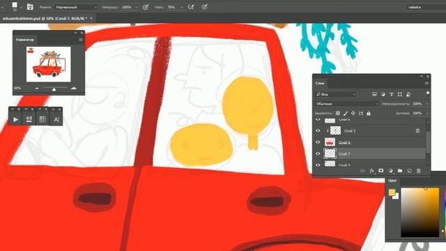 Как перейти из SAI в Photoshop + speedpaint смотреть онлайн