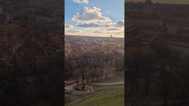 Башня Гедемина и замковая гора. Вильнюс. смотреть онлайн