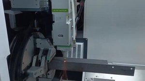 ✅ Вырезание уголка из трубы 60x60 мм на лазерном труборезе JQLaser MZ
