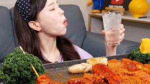 통대창 랍스터 FLEX 해물 라면 떡볶이 ? 먹방 & 레시피 Lobster Seafood Tteokbokki Beef Intestines Mukbang ASMR Ssoyoung