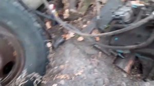 Скатка МТЗ 80 | мотор | промежутка| лонжероны|