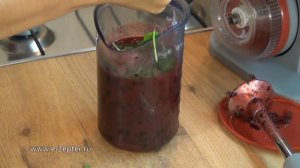 Чёрносмородиновый сорбе - Ягодное мороженое / How to make Blackcurrant sorbet ♡ English subtitles