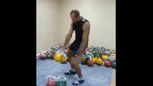 Обучение рывку гири (ЗМС Антон Анасенко)