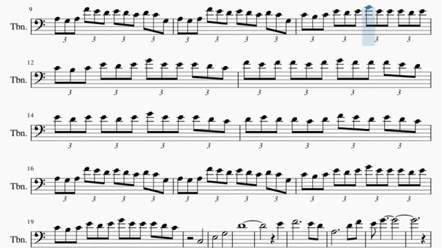 Trombone Sheet Music: How to play Promentory (The Last of the Mohicans) by Trevor Jones смотреть онлайн