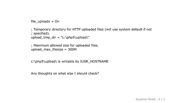 HTML : PHP Uploading Files