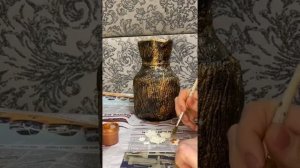 #5 как сделать из банки красивую вазу в восточном стиле