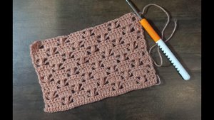 МК Красивый у зор для палантина или снуда крючком