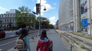 Bucharest Calea Victoriei in 4k | Walking Tour in Bucharest, Romania