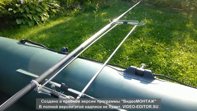 Уникальная Складная подставка для удочек для ловли с лодки. смотреть онлайн