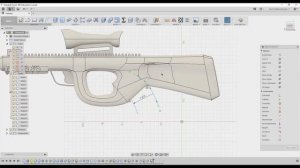 Weapon Design Speedrun 5 - Using Autodesk Fusion 360 - rifle