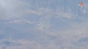 Нанесение огневого поражения по ДРГ ВСУ в районе населенного пункта Лукашовка