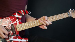 Van Halen Eruption cover using Homemade Frankenstrat Replica
