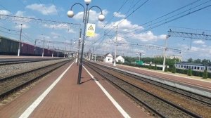 Тула. Поезд №480/479 Сухум - Санкт-Петербург, прибытие и стоянка по станции Тула 1 Курская.