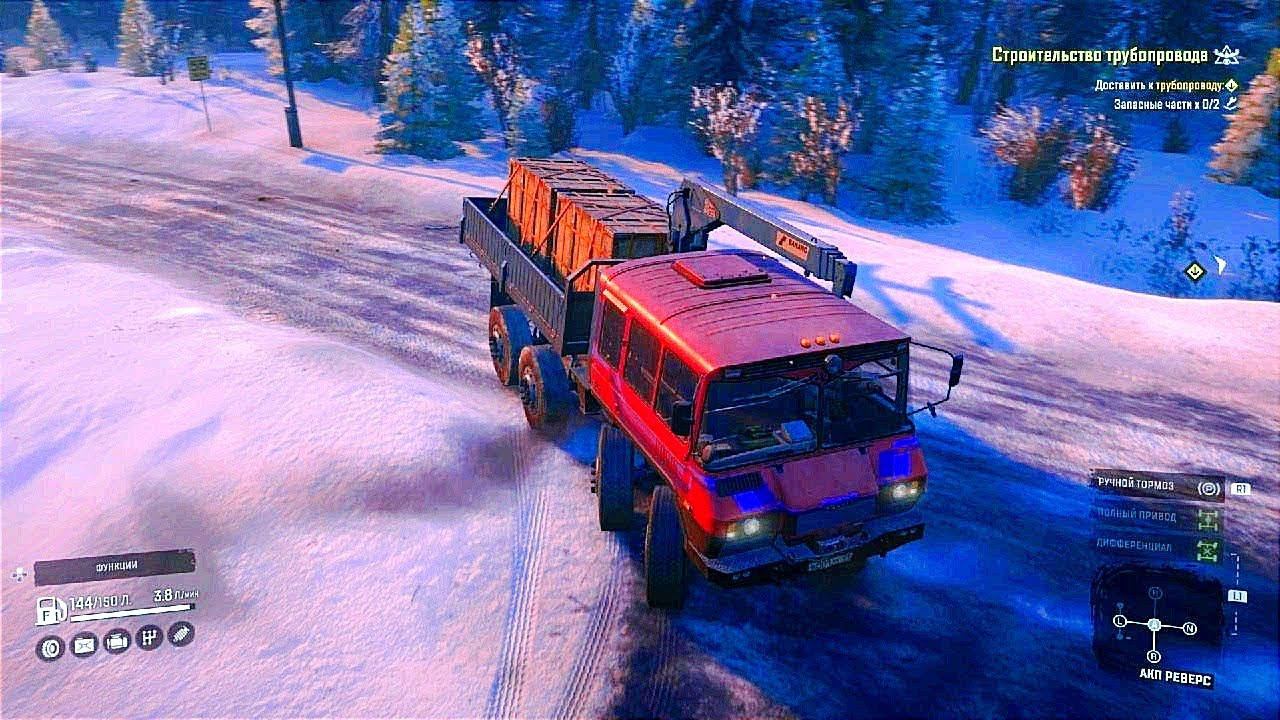 ShowRunner Alaska Восстановление трубопровода и моста. (PS5 4k)