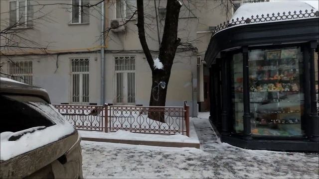 Москва. Прогулка по Потаповскому переулку (Potapovskiy Lane) (10.02.2021)