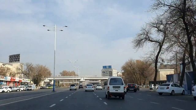 Uzbekistan Tashkent с Шота Руставели поднимаемся на Мукими