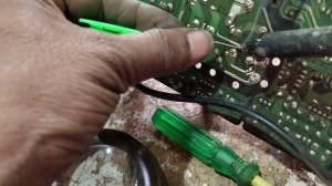 CRT TV 21" color patch fault #DHKERN DHANRAJ KUSHWAHA #dhkern