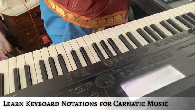 Online Music Class #41 - Keyboard Notations for Carnatic Music - Introduction смотреть онлайн