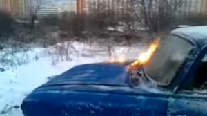 Устройство для тушения пожара в моторном отсеке "Подкова"