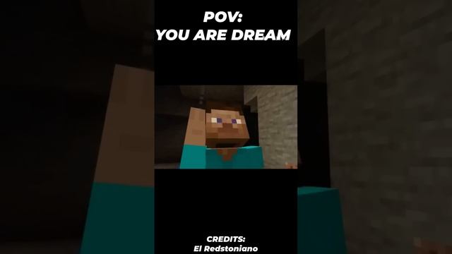 Pov:You are Dream #minecraft #minecraftshorts