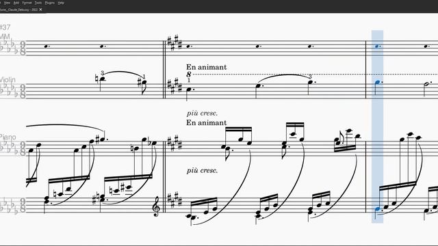 Clair de Lune   Level 3 Metronome + Violin Solo + Piano Accompany смотреть онлайн