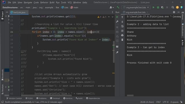 ArrayList / Lists - Full Tutorial - Java Data Structures Tutorial