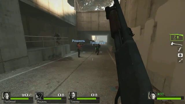 Left 4 Dead 2 . Игра с TwiDroyd d . Играеееем
