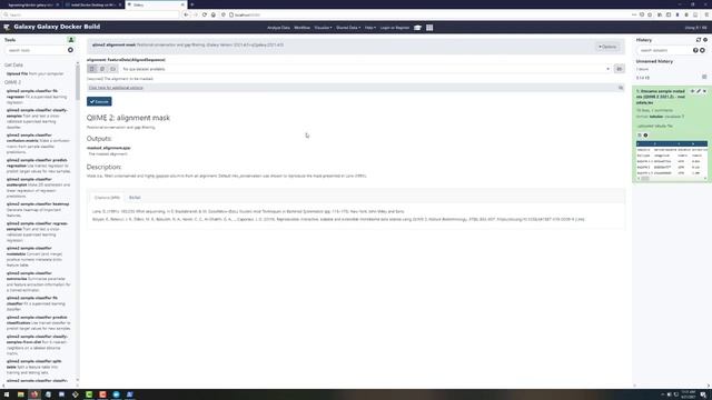 Running QIIME 2 inside Galaxy (alpha release version) смотреть онлайн